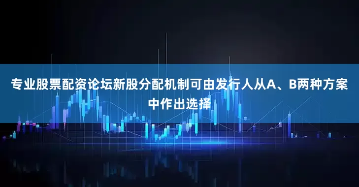 专业股票配资论坛新股分配机制可由发行人从A、B两种方案中作出选择
